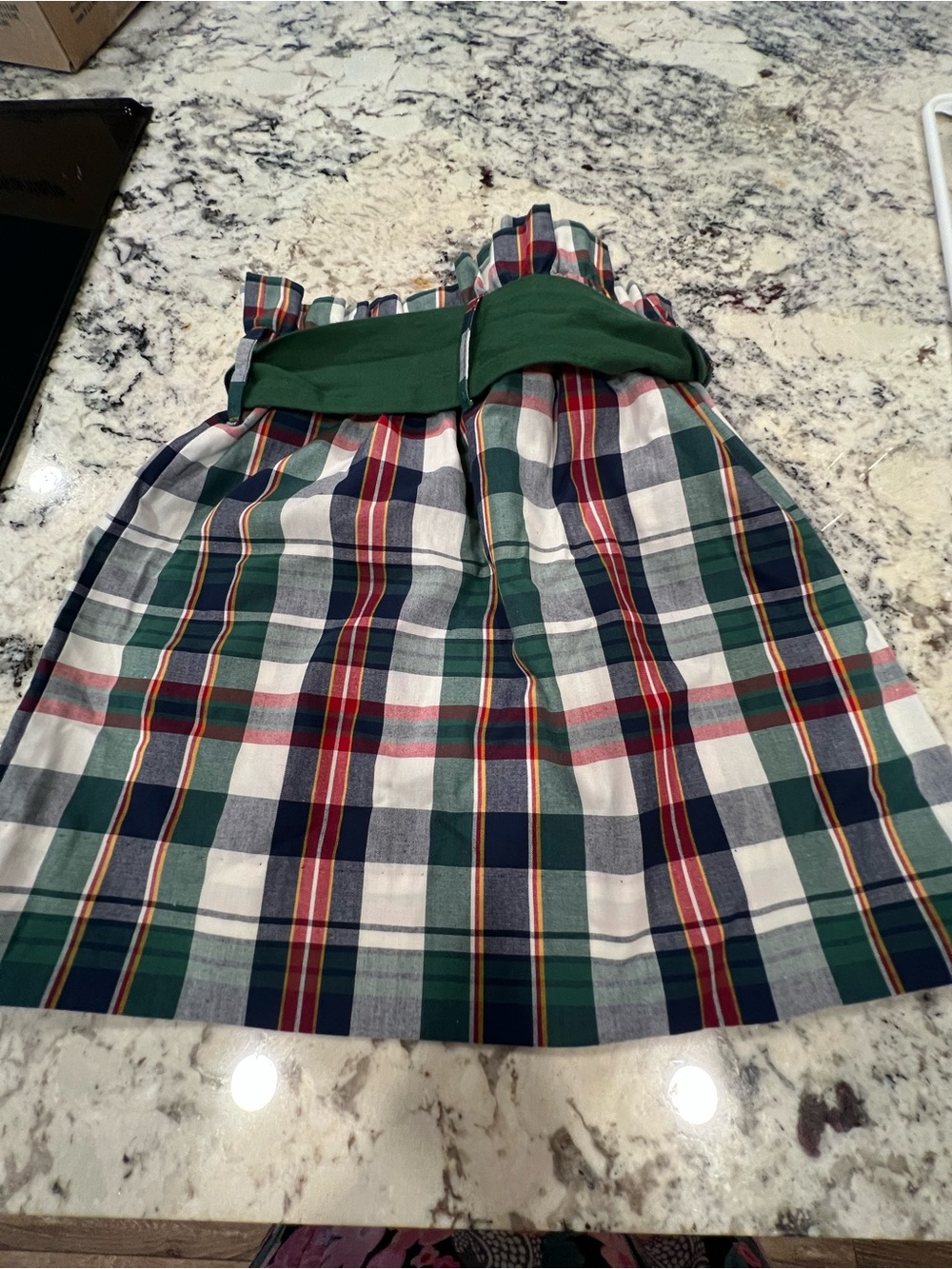 The Beaufort Bonnet company plaid skirt with bow - Picture 3 of 5